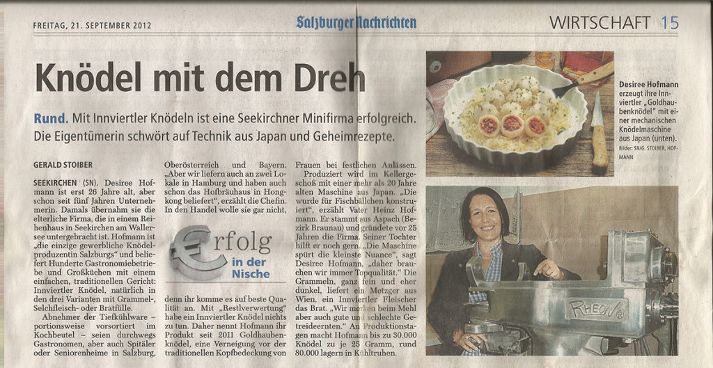 Knödel mit dem Dreh